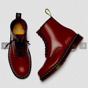 Doc Martin 1460 Cherry Red size 7 US